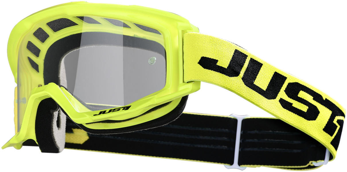 Just1 Vitro Ochelari de motocross Galben neon Figura 1