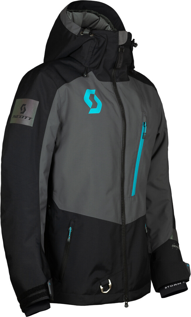 Scott XT Shell Ladies Snowmobile Jacket black/grey/blue L Figure 3