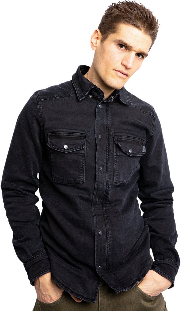 John Doe Motoshirt XTM Denim Camicia da moto nero M Figura 12