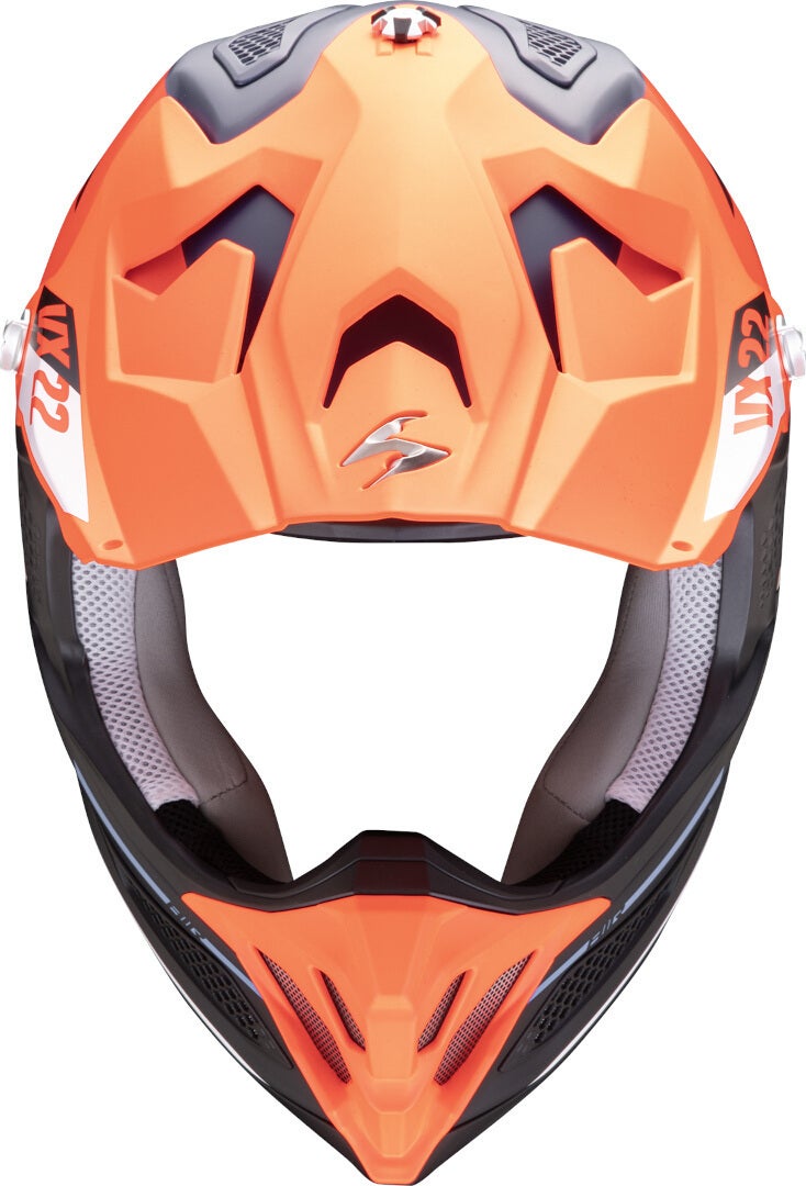 Scorpion VX-22 Air Beta Casco da motocross Arancione/blu L (59/60) Figura 3