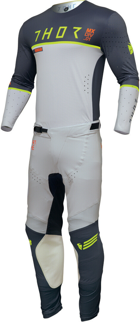 Thor Prime Ace Motocross Jersey dunkelblau/grau M Abbildung 3