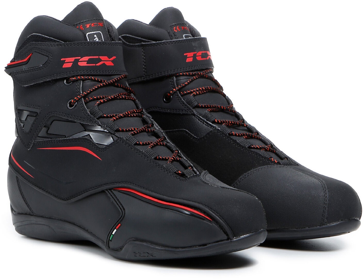TCX Zeta Vandtæt motorcykel sko sort/rød 37 Figur 1