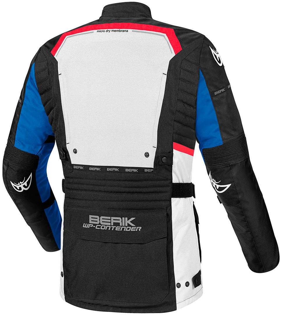 Berik Torino Waterproof Motorcycle Textile Jacket black/blue/red 52 Figure 2