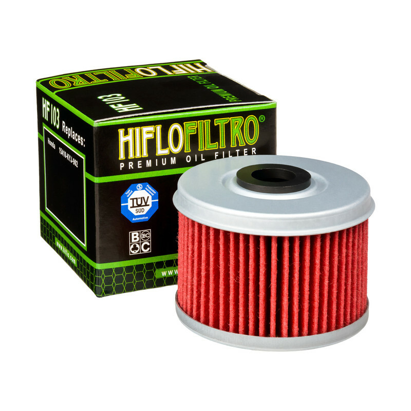 Hiflofiltro Racing oljefilter - HF103 Figur 1