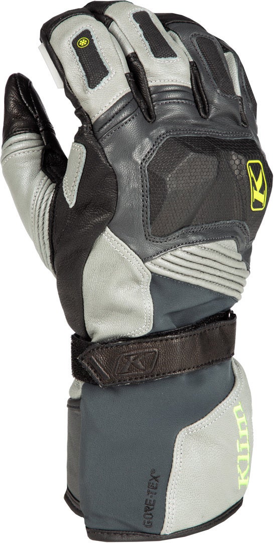 Klim Badlands GTX Long Motorradhandschuhe grau XL Abbildung 1