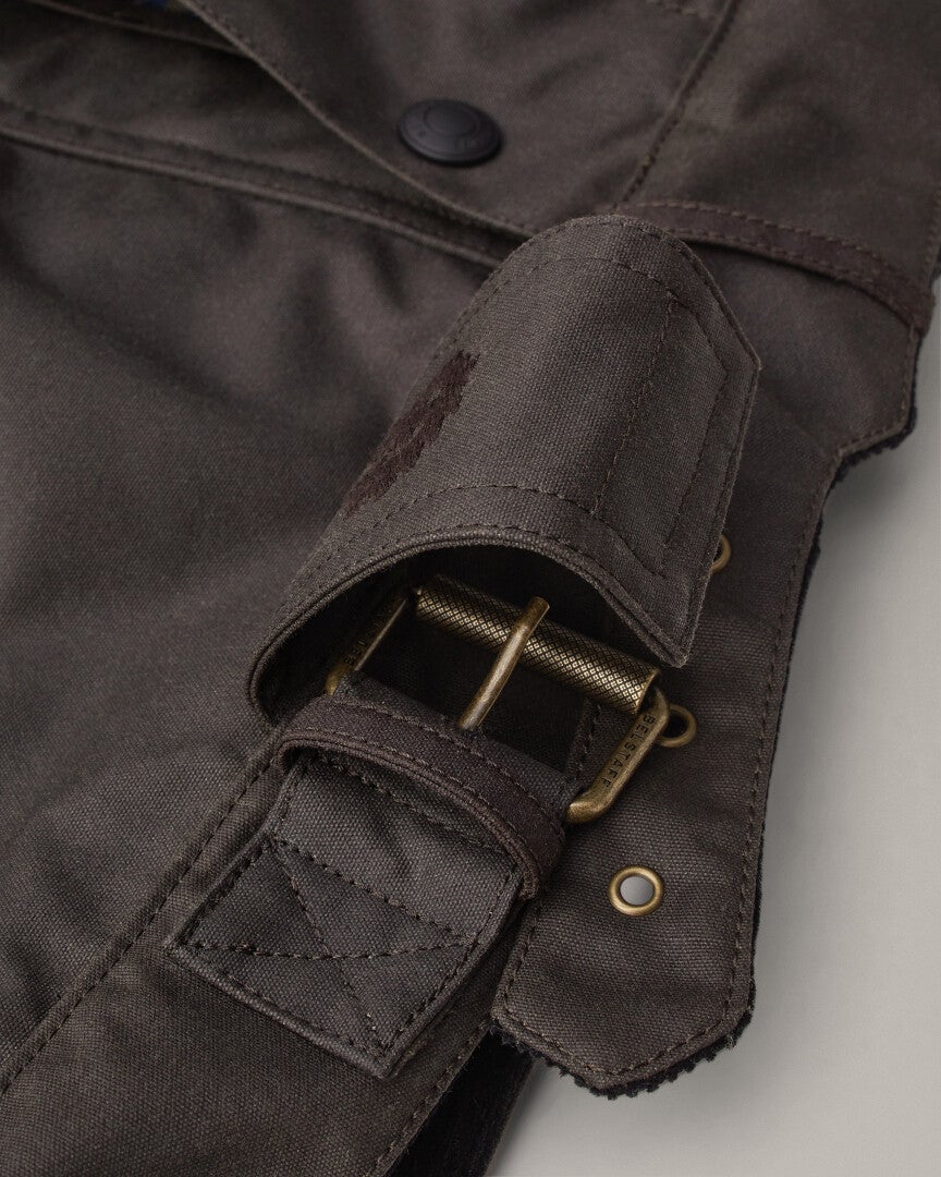 Belstaff Brooklands Giacca Motorycle Wax Mogano L Figura 3