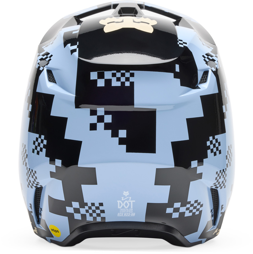 FOX V1 Digi Image Motocross Helm hellblau L (59/60) Abbildung 3