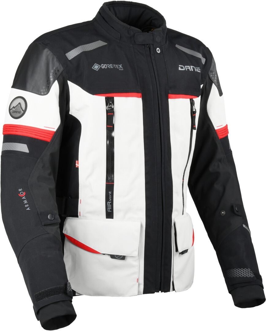 Side view of DANE Bornholm Pro waterproof Motorcycle Textile Jacket