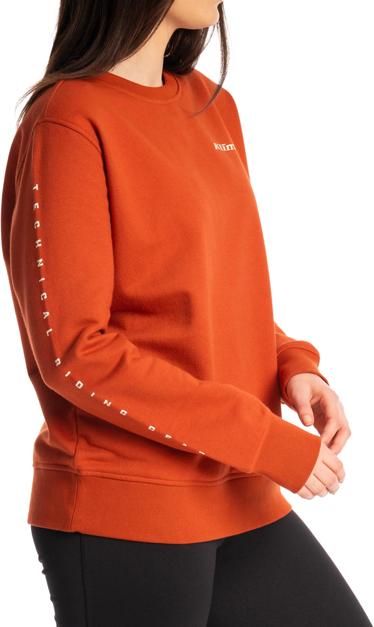 Klim Morgan Ridge Crew Dame-pullover orange XL Figur 4