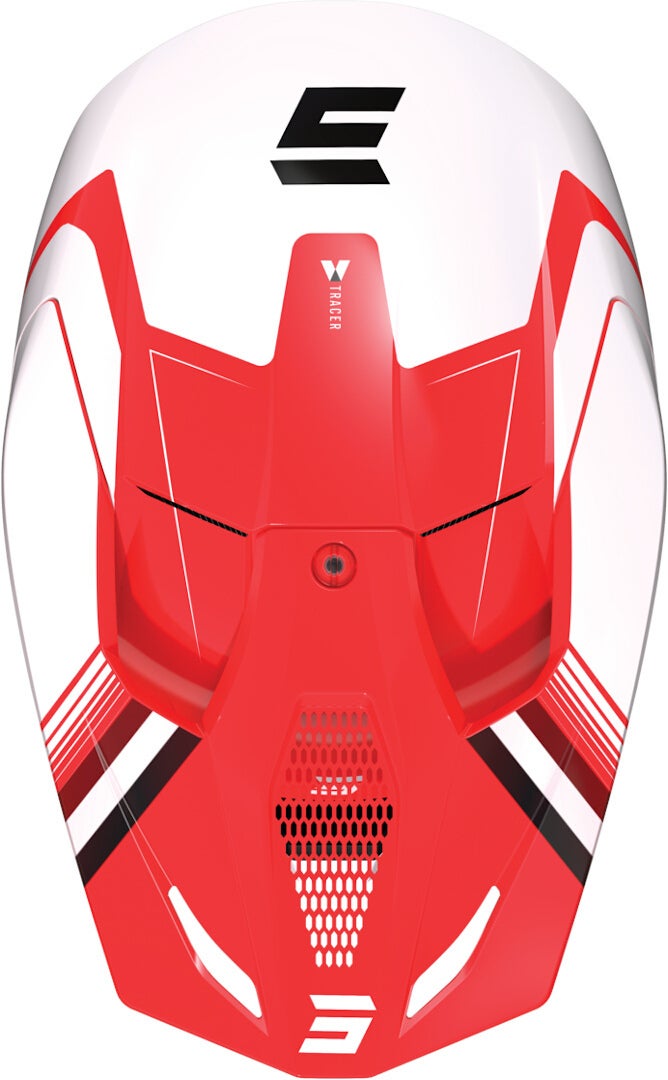 Shot Race Tracer Motorcross helm rood/wit S (55/56) Figuur 3