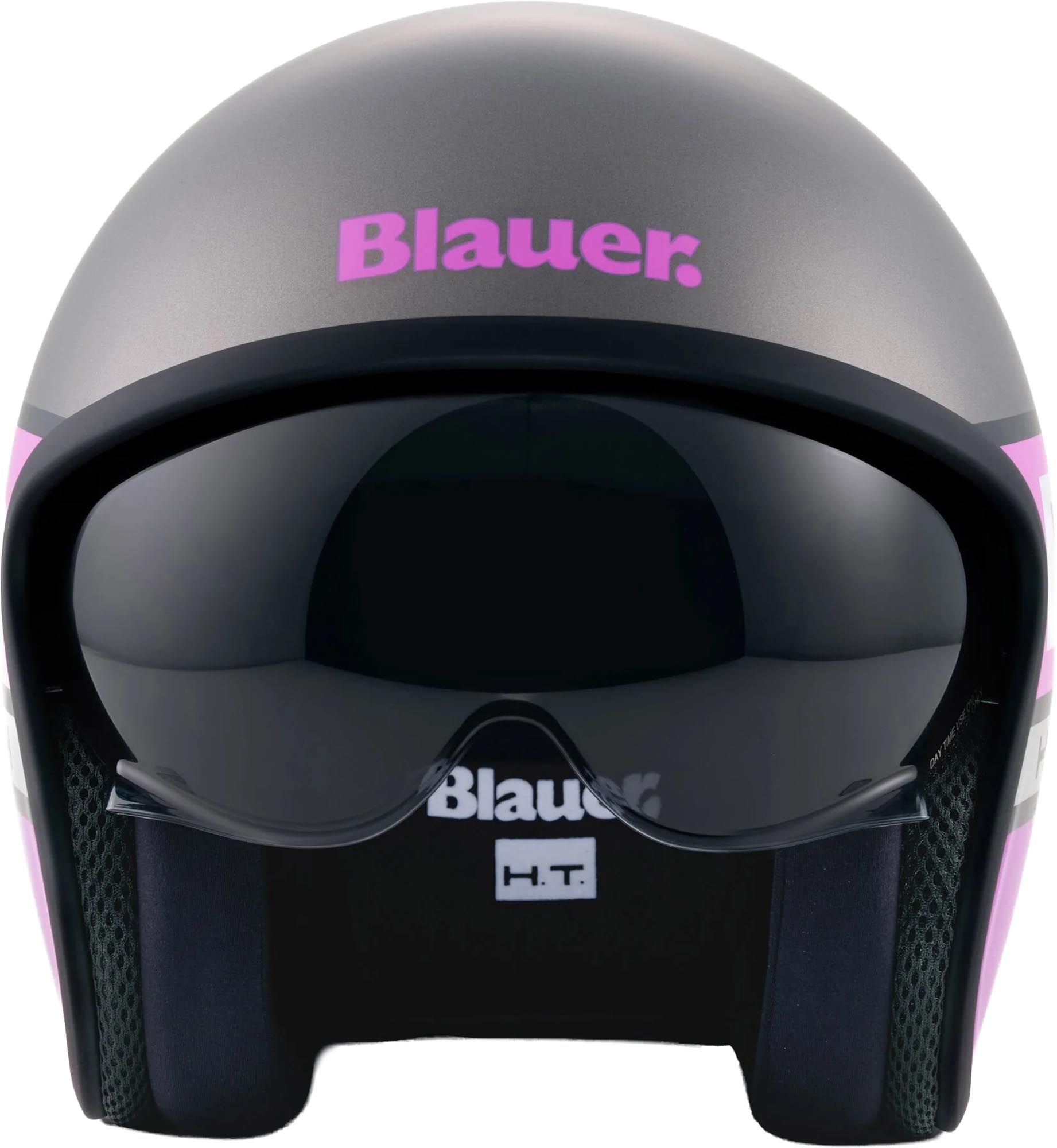 Blauer Pilot 4.0 Jethjelm Titaniummatte/fuchsia S Figur 2