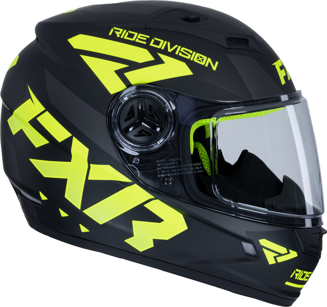 FXR Nitro Core Youth Cască de snowmobil Negru mat/galben S (47/48) Figura 3