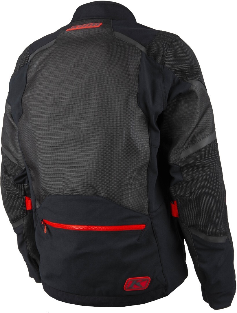 Klim Baja S4 Enduro Mesh Motorcycle Textile Jacket black/red L Figure 6