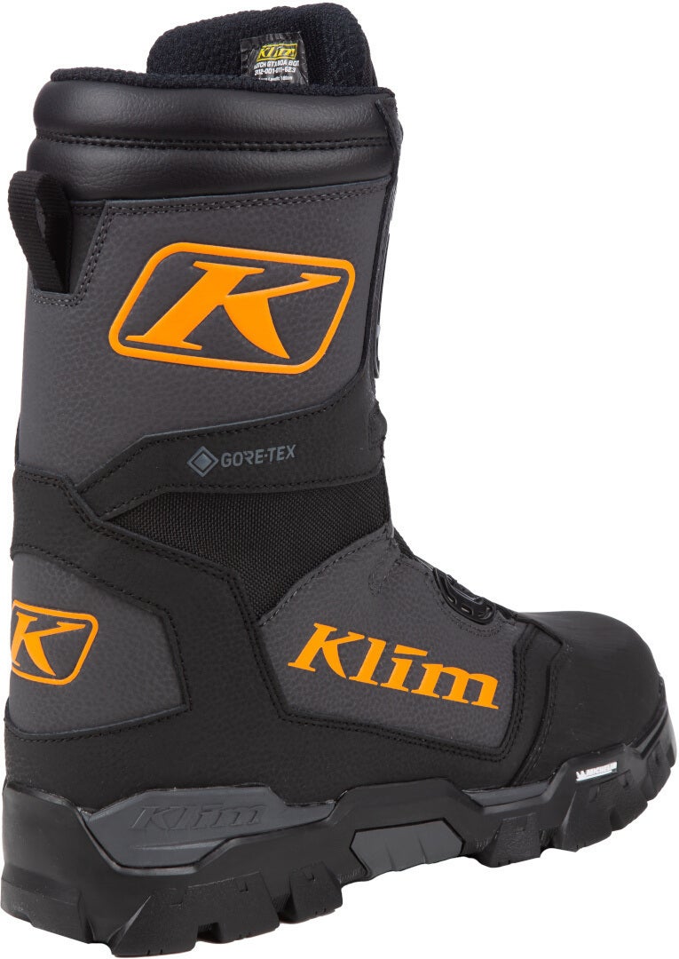 Klim Klutch GTX BOA Snowmobile Boots black/orange 14 Figure 8