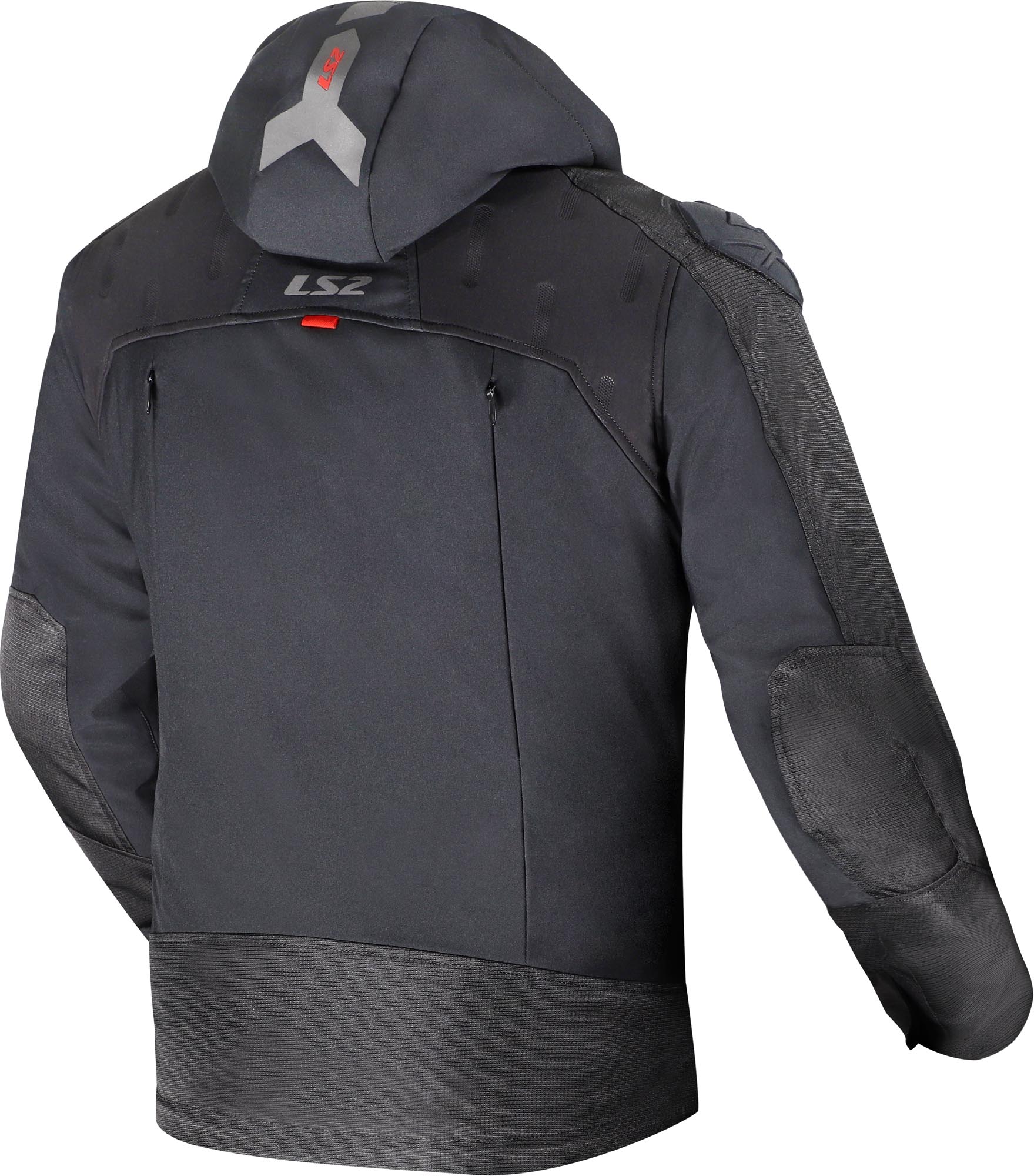 LS2 Zirconium Evo waterproof Motorcycle Textile Jacket black/red 3XL Figure 2