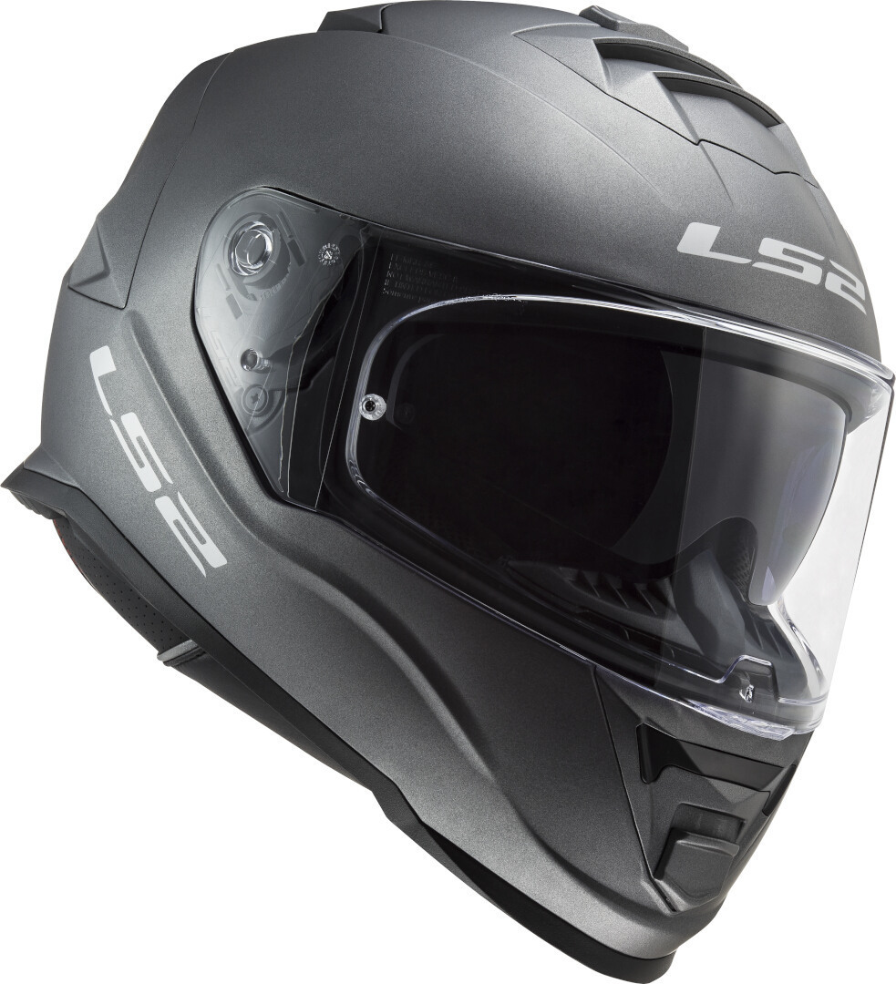 LS2 FF800 Storm II Solid Helm Titanium S (55/56) Figuur 4