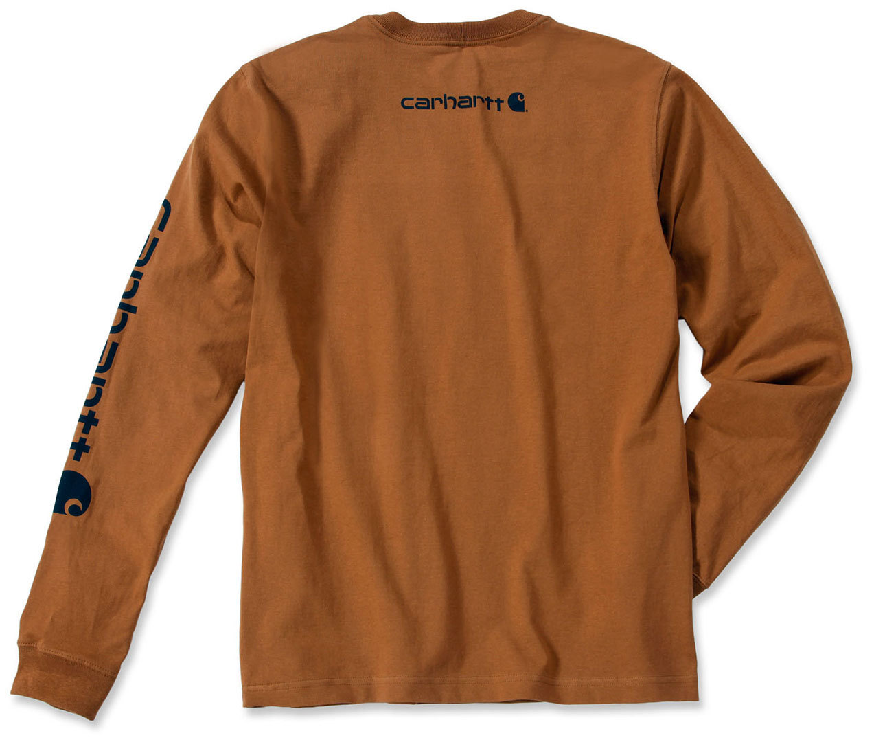 Carhartt Logo Longsleeve marrone M Figura 2