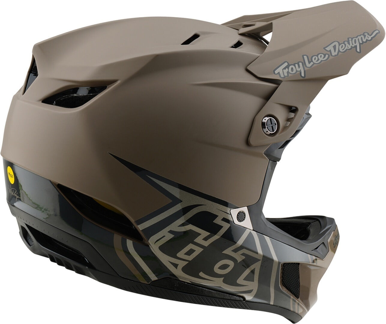 Troy Lee Designs D4 Mips Stealth Composite Downhill Helm S (55/56) Abbildung 5