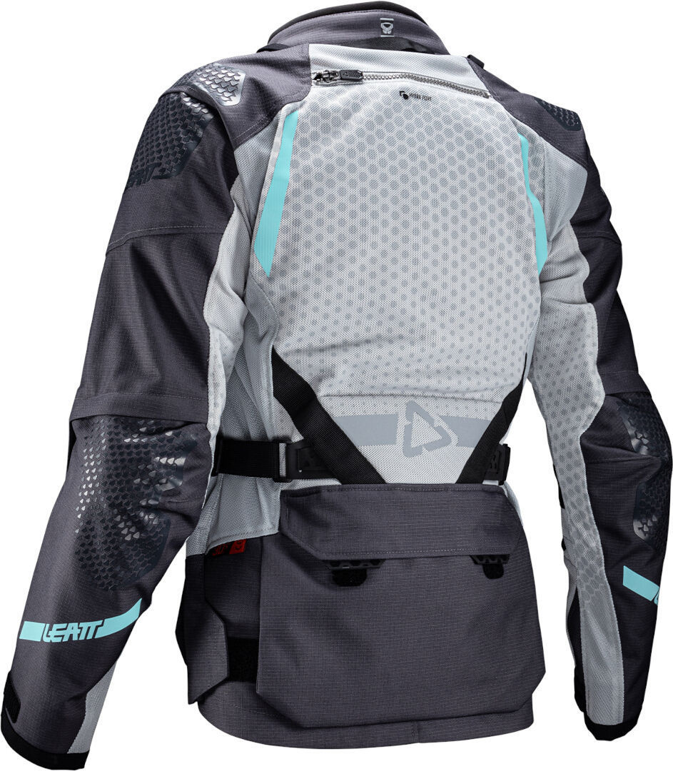 Leatt ADV Flowtour 5.5 Damen Motorrad Textiljacke dunkelgrau/hellgrau XL Abbildung 2