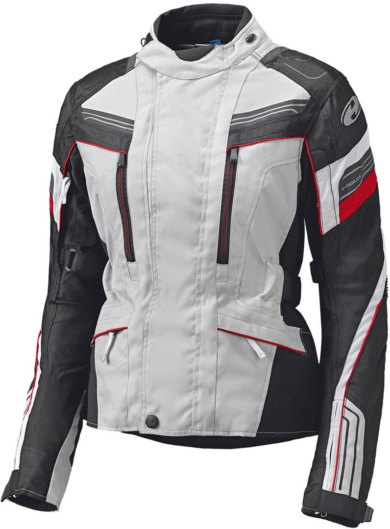 Held Lupo imperméable dames motocycle textile veste Gris/Rouge S Figure 1