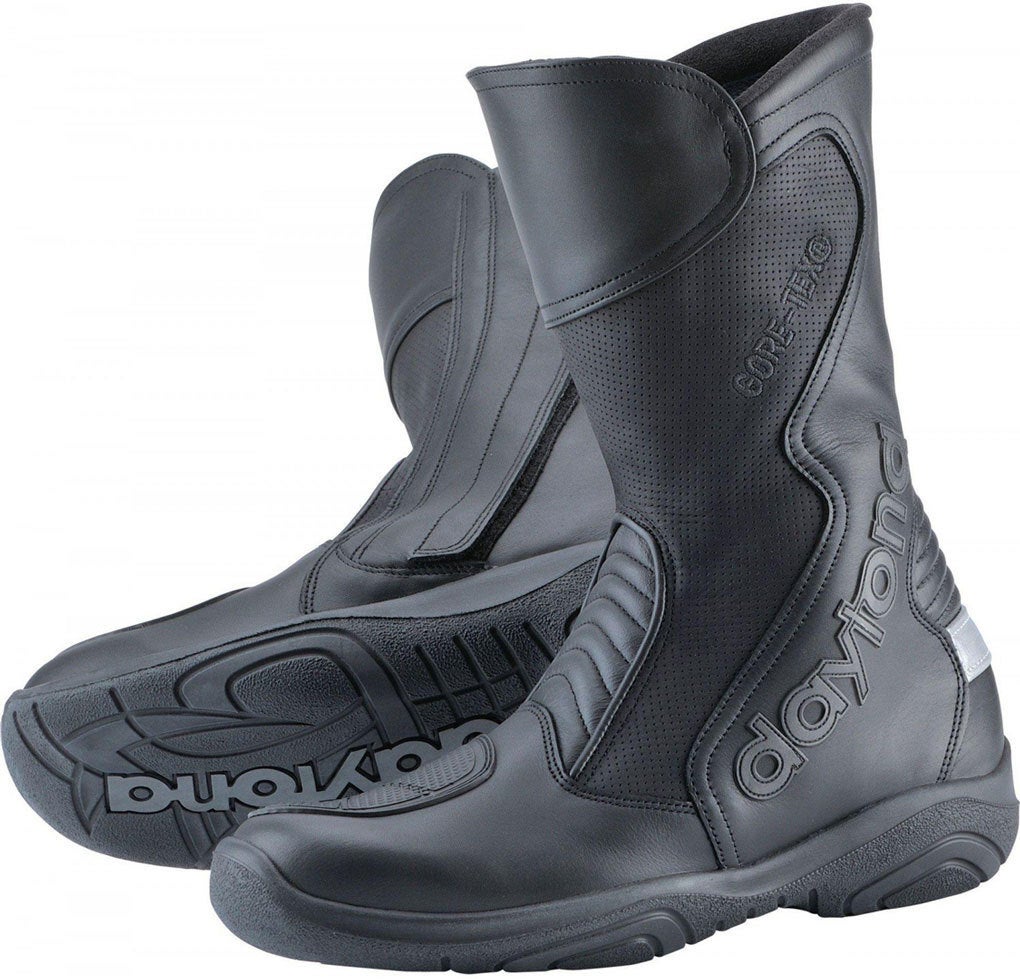 Daytona Men's Black Spirit Gtx Gore-Tex Waterproof Motorcycle Boots