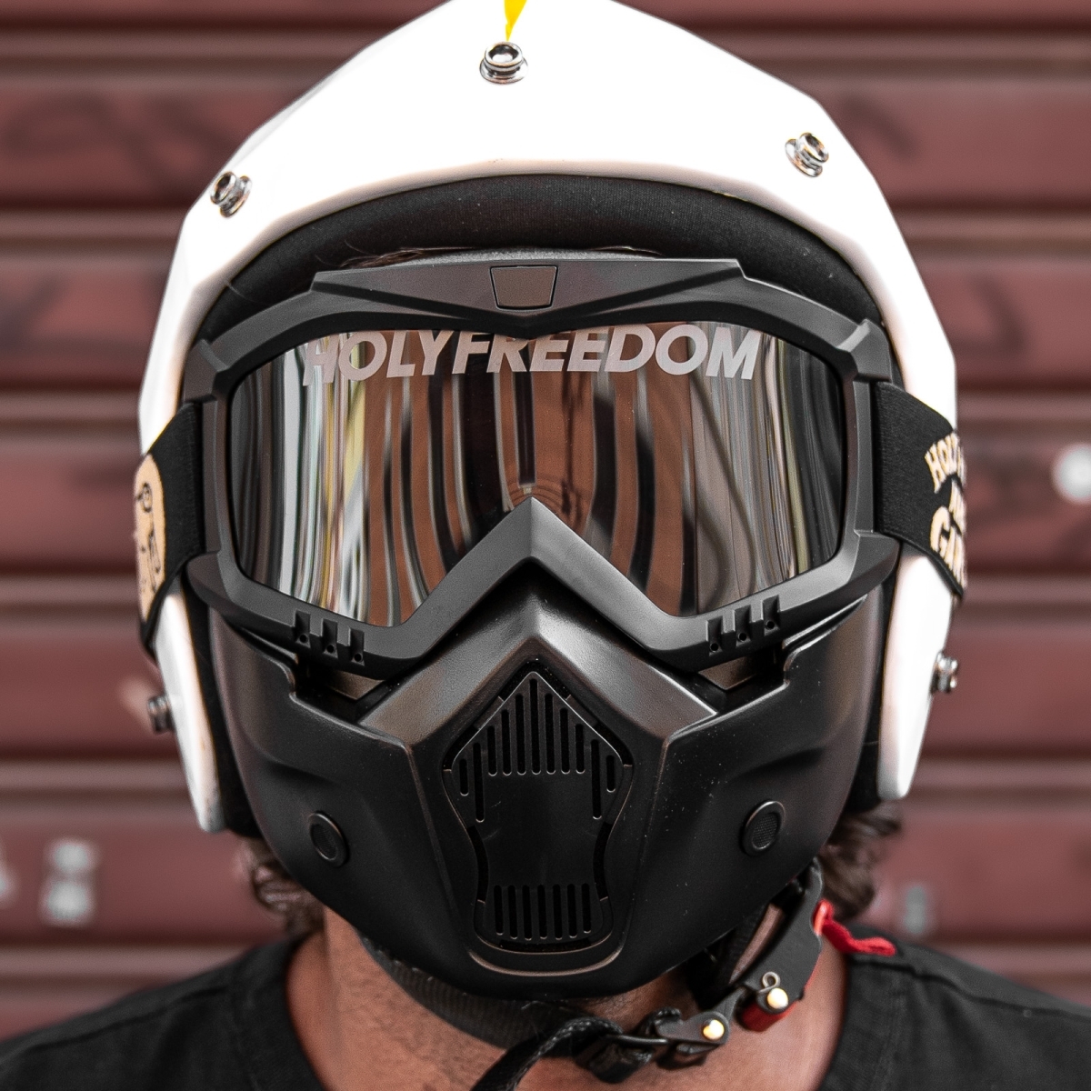 HolyFreedom Fat Rat Ochelari de motocross + Set de măști Figura 5