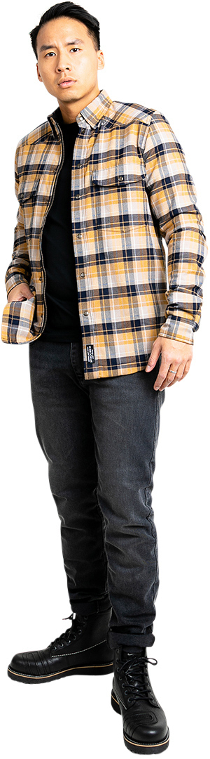 John Doe Dylan Mono Motorcykel Jeans Sort vask 33 L30 Figur 16