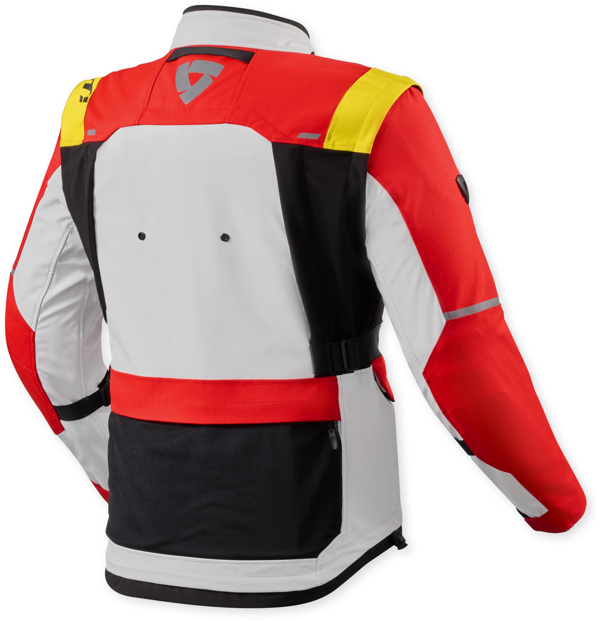 Revit Offtrack 3 H2O wasserdichte Motorrad Textiljacke rot/weiß S Abbildung 2