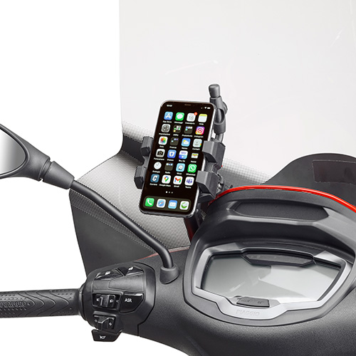 GIVI Universal Klemme für Lenker-Halterung für Smartphones von 52 bis 85 mm Breite Figur 4