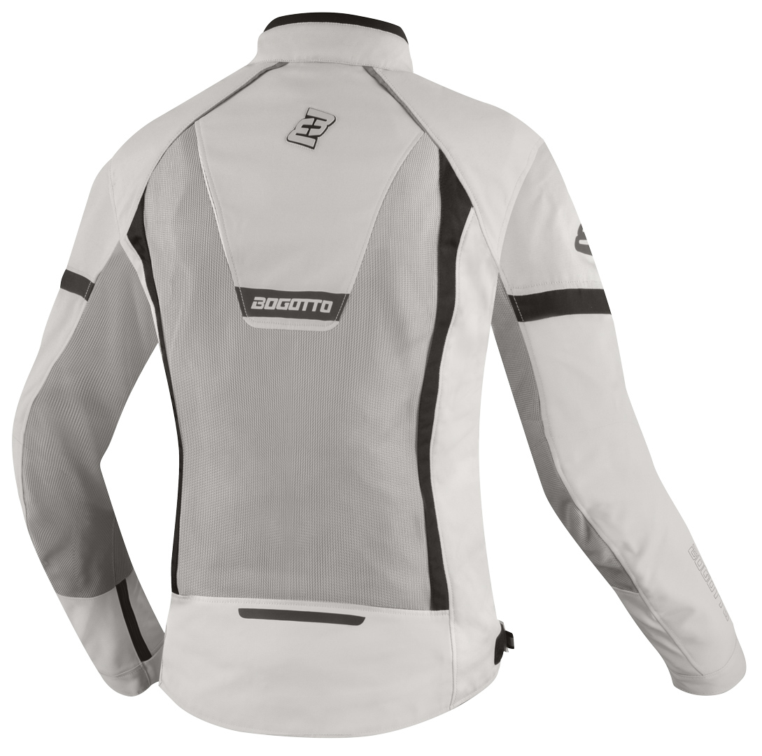 Bogotto Alastor Air Mesh Damer Motorcykel Textil Jacka grå M Figur 2