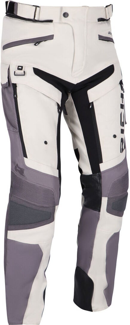Richa Infinity 2 Adventure waterproof Motorcycle Textile Pants grey/black 6XL Figure 1