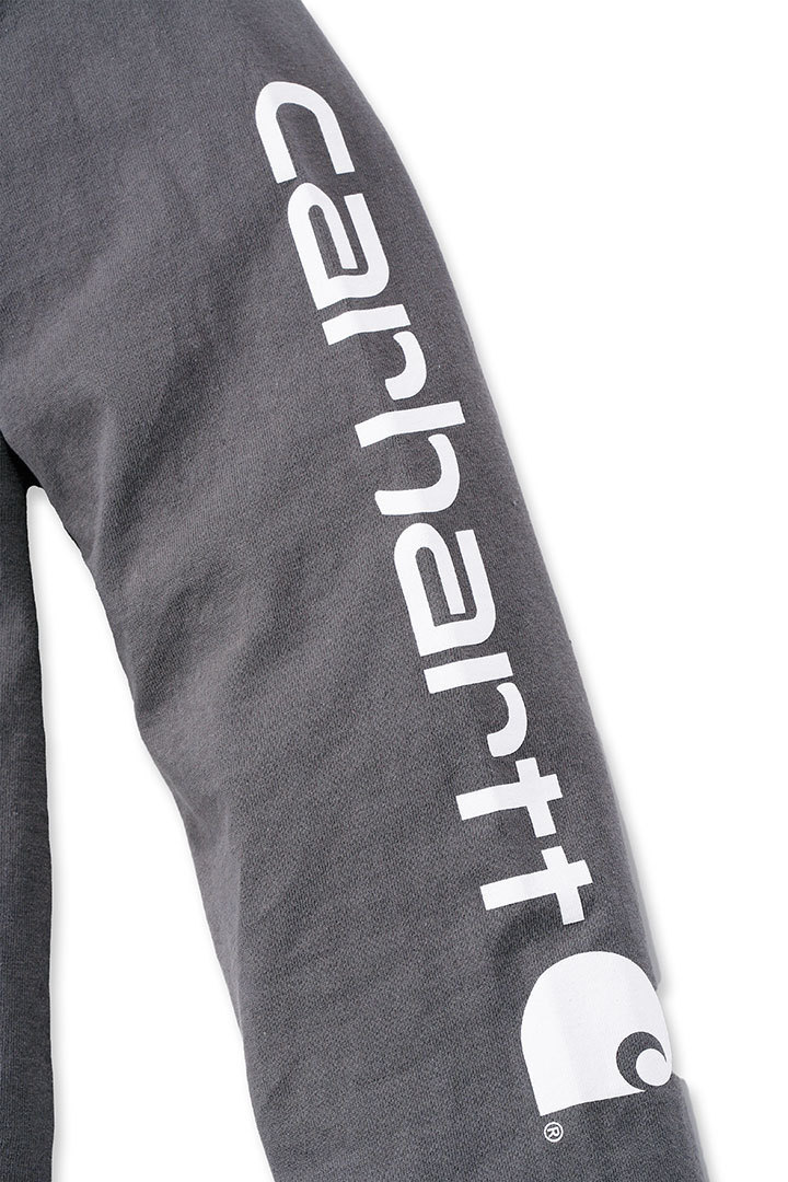 Carhartt Logo Longsleeve grå XL Figur 3