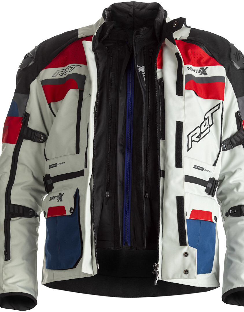 RST Adventure-X Giacca tessile moto bianco/blu/rosso M Figura 5