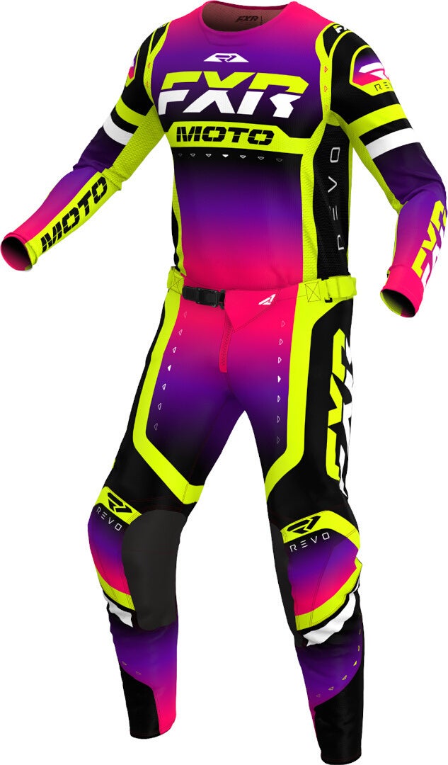 FXR Revo Pro LE Motocross trøje sort/gul XXL Figur 3