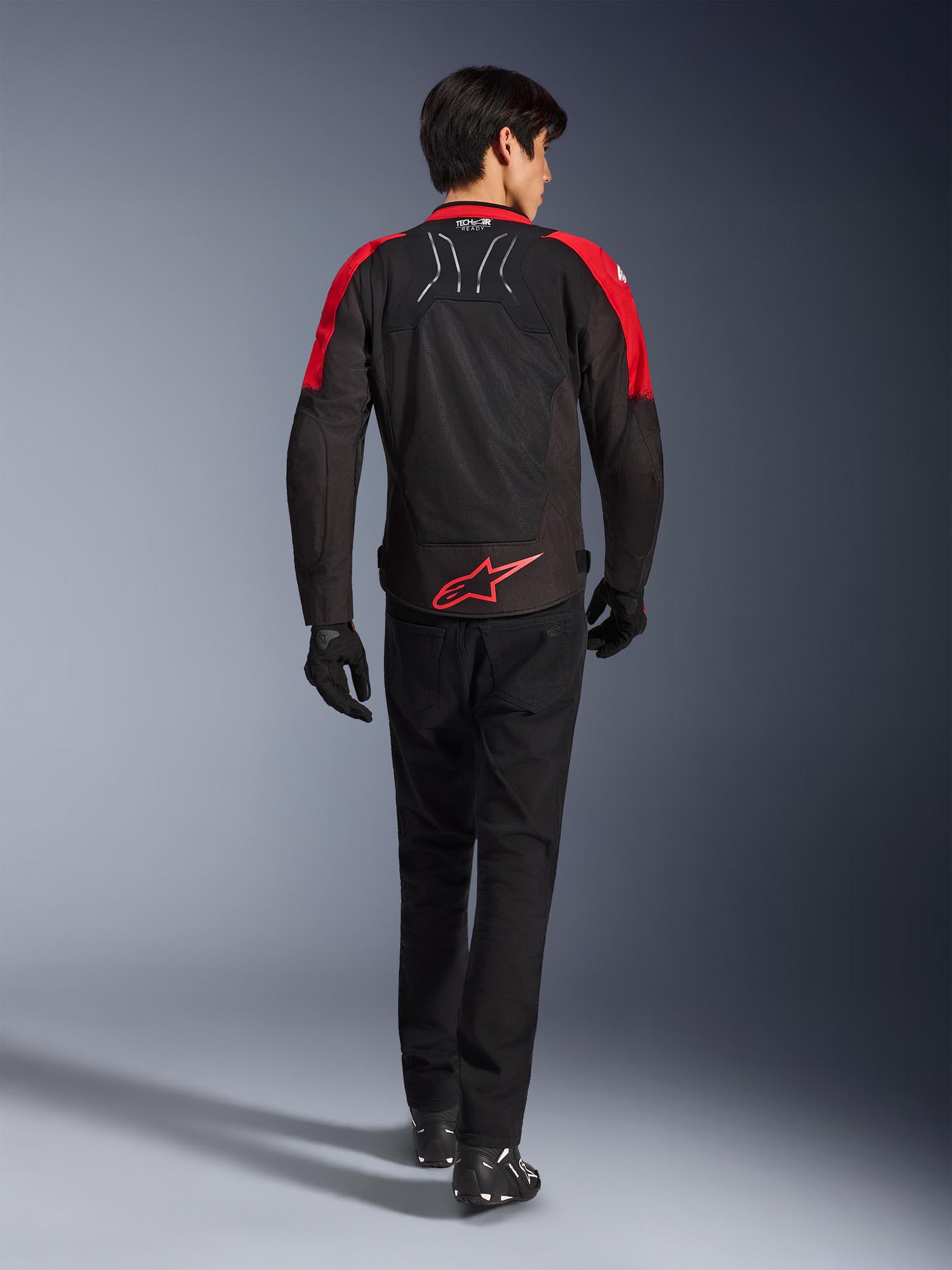 Side view of Alpinestars SMX Air Perforated Motorcycle Textile Jacket