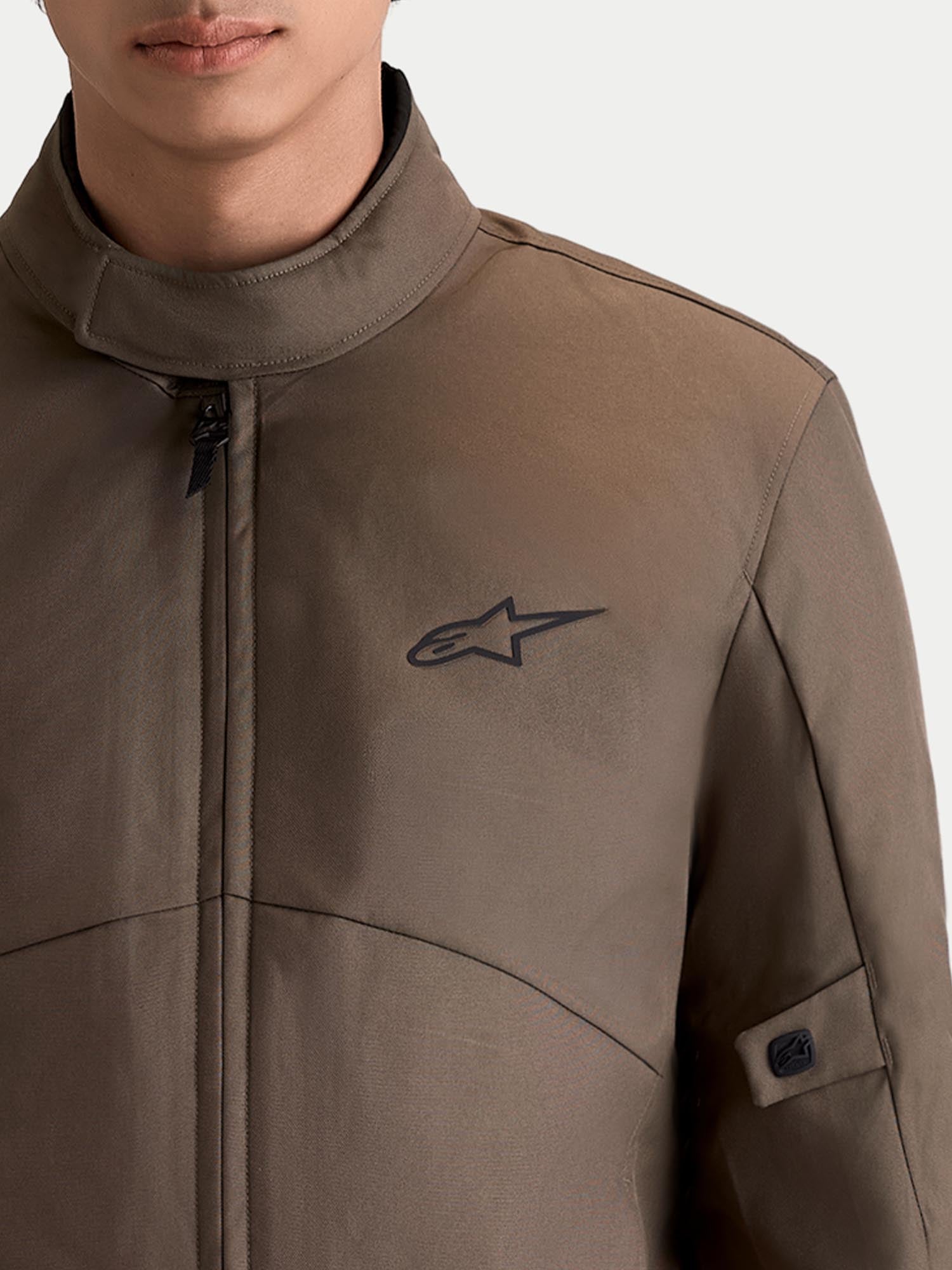 Alpinestars C-1 waterproof Motorcycle Textile Jacket brown/black M Figure 7