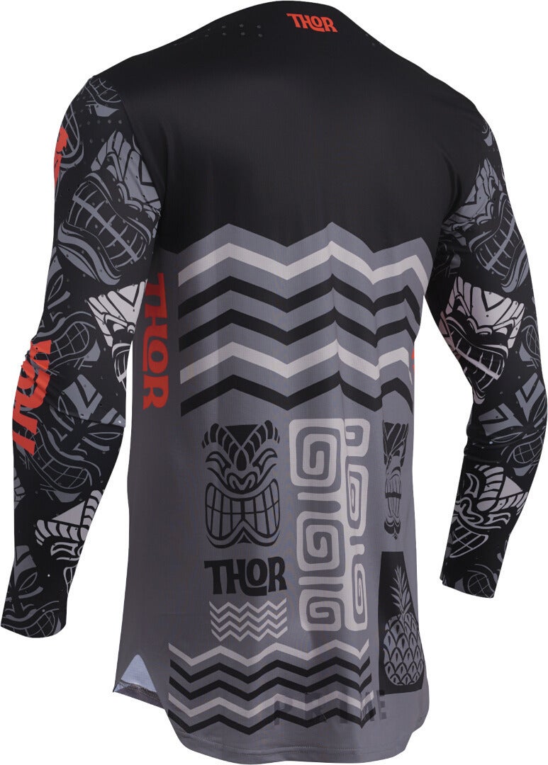Thor Prime Aloha Maillot de motocross Noir/Gris/Rouge XXL Figure 2