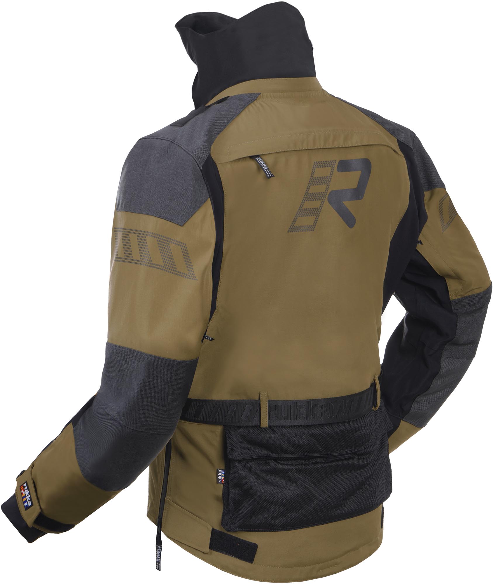 Rukka TitanTrail-R Chaqueta Textil de Motocicleta Impermeable marrón/gris 52 Figura 2