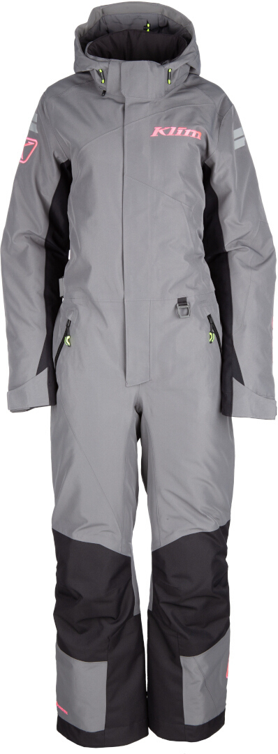 Klim Vailside Costum de snowmobil One Piece pentru doamne Gri/roz M Figura 5
