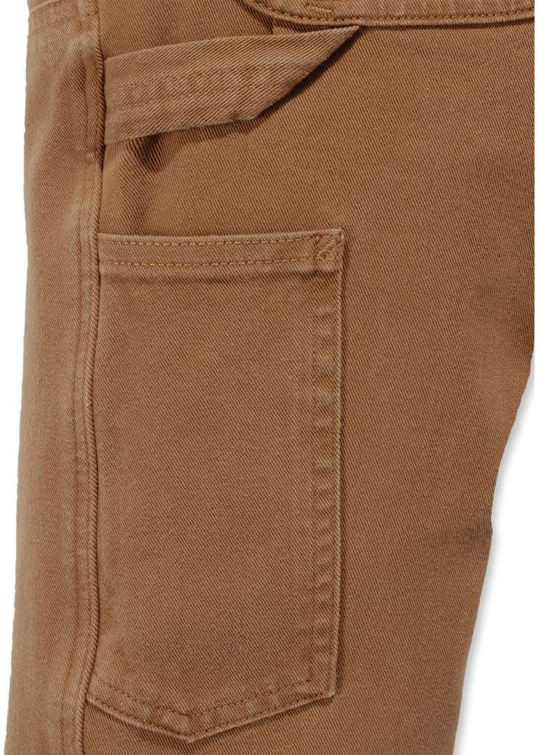 Carhartt Rugged Flex Stretch Twill Double Front Dam byxor brun 38 Figur 2