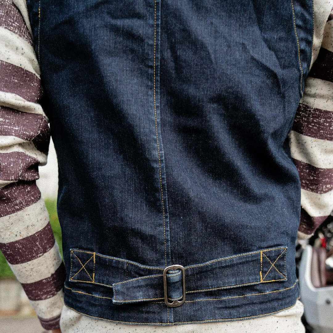 HolyFreedom Gilet Denim Veste blu S Figura 2