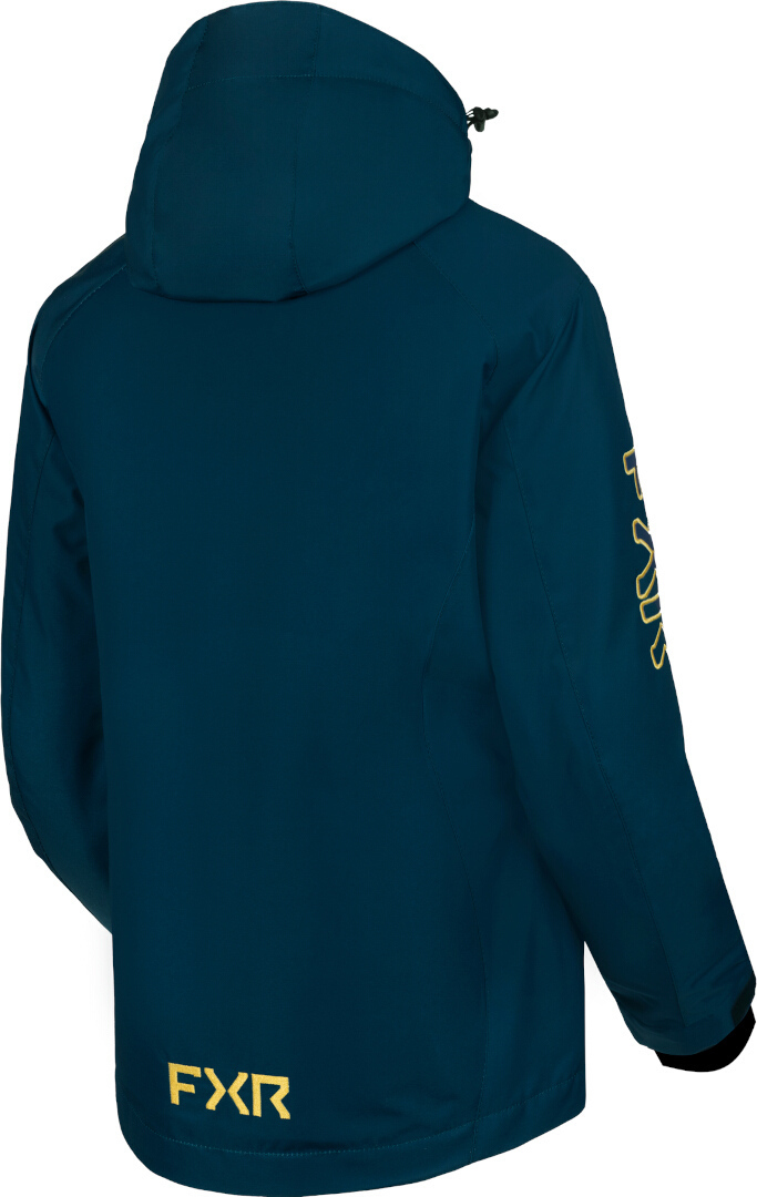 FXR Fresh 2025 Ladies Snowmobile Jacket blue/yellow 8 Figure 2