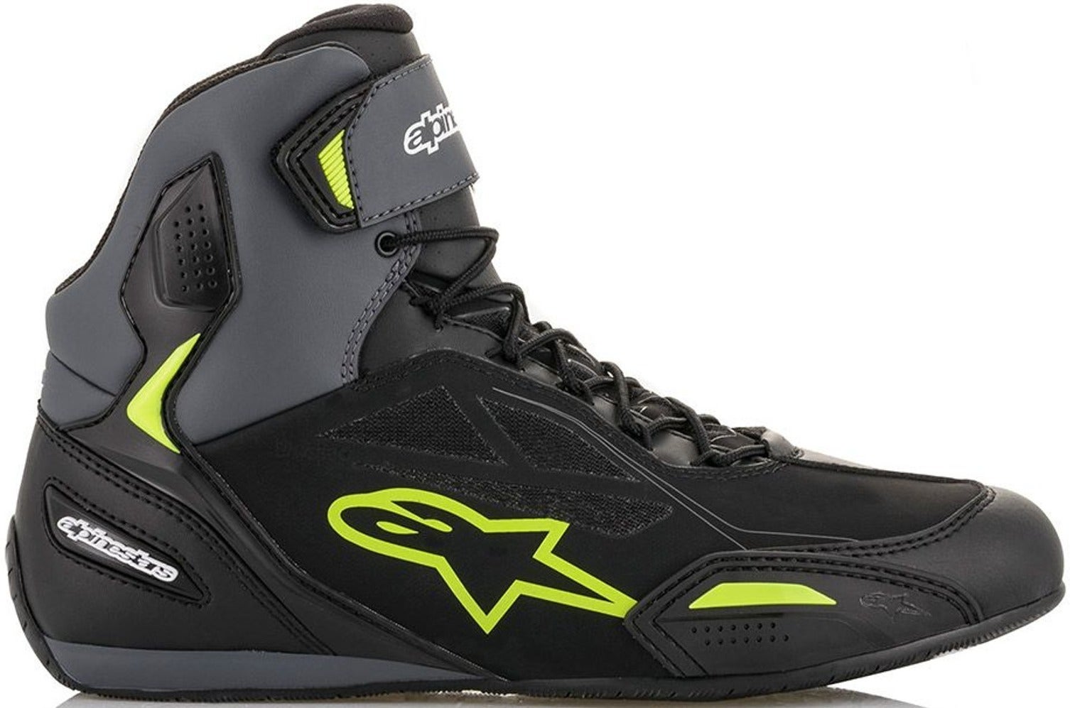 Alpinestars Faster-3 DryStar Motorcykel sko sort/grå/gul 9 (42) Figur 7