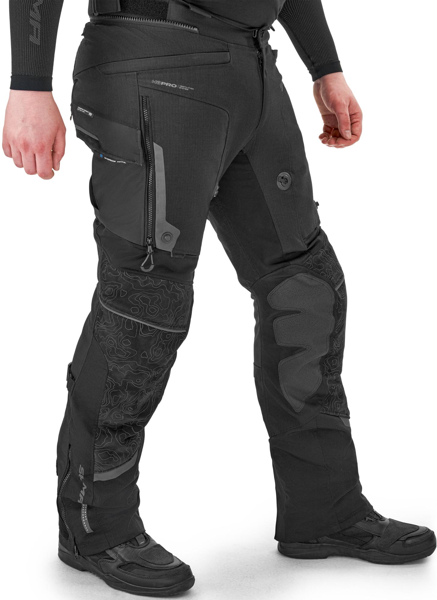 Side view of SHIMA Tracker Motorcycle Textile Pants