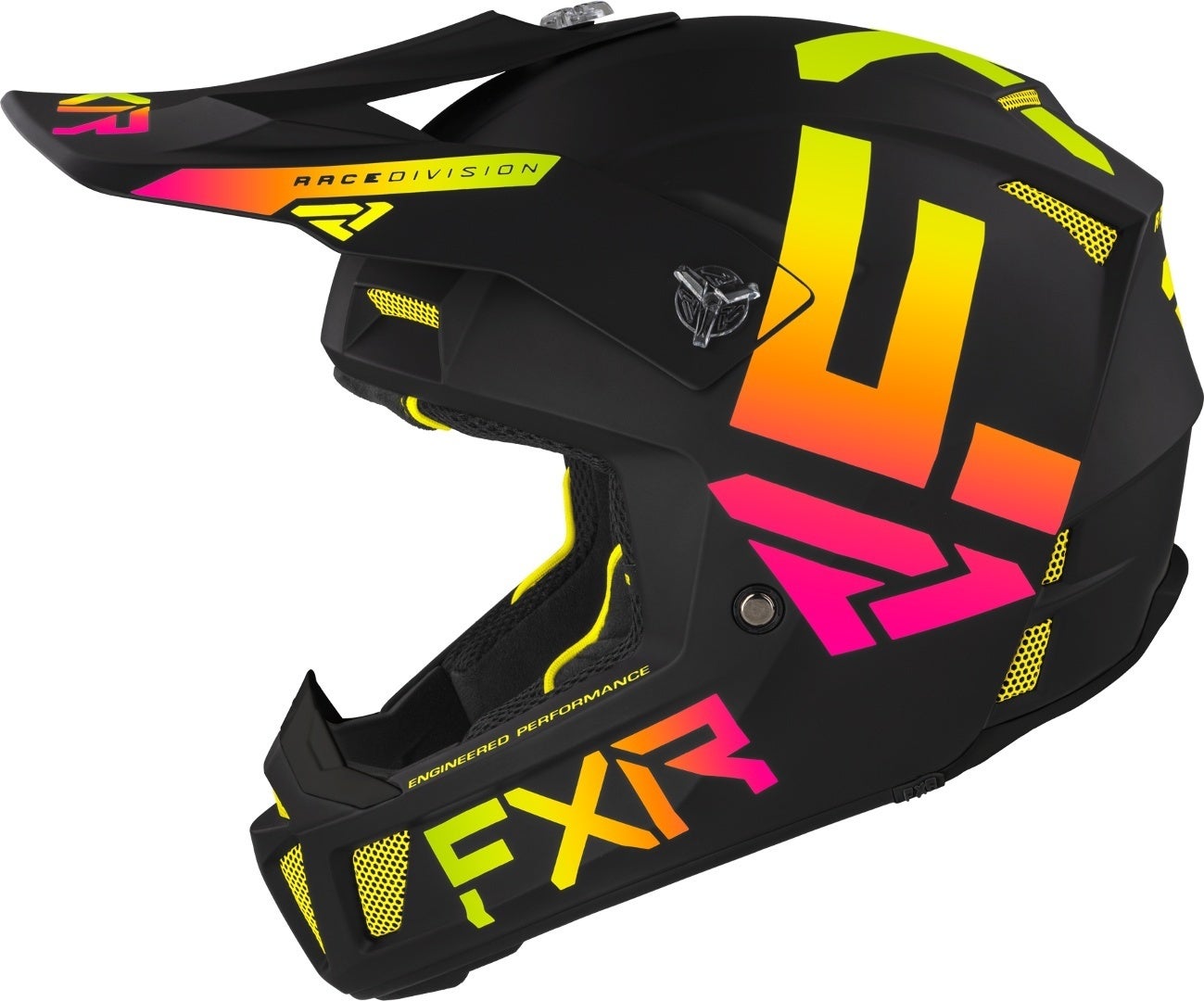 FXR Clutch CX MX Gear Casque de motocross noir/jaune L (59/60) Figure 5