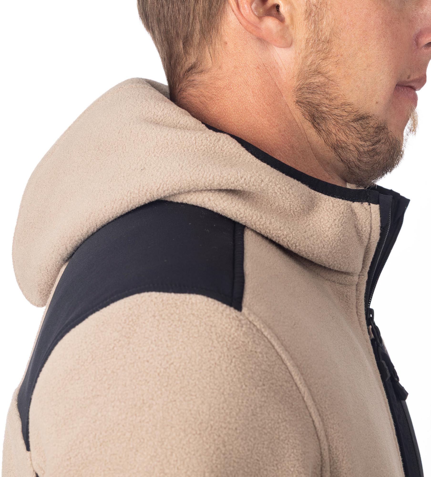 Klim Teton Crest Giacca in pile beige/nero 2XL Figura 5