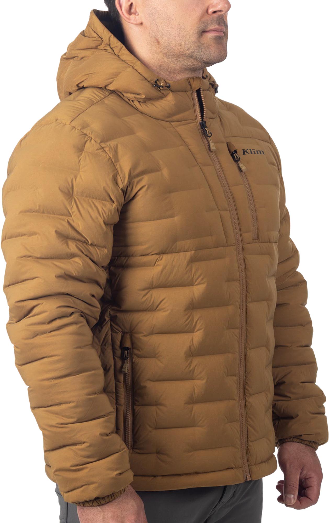 Klim Boulder Stretch Giacca con cappuccio piumino marrone 2XL Figura 3