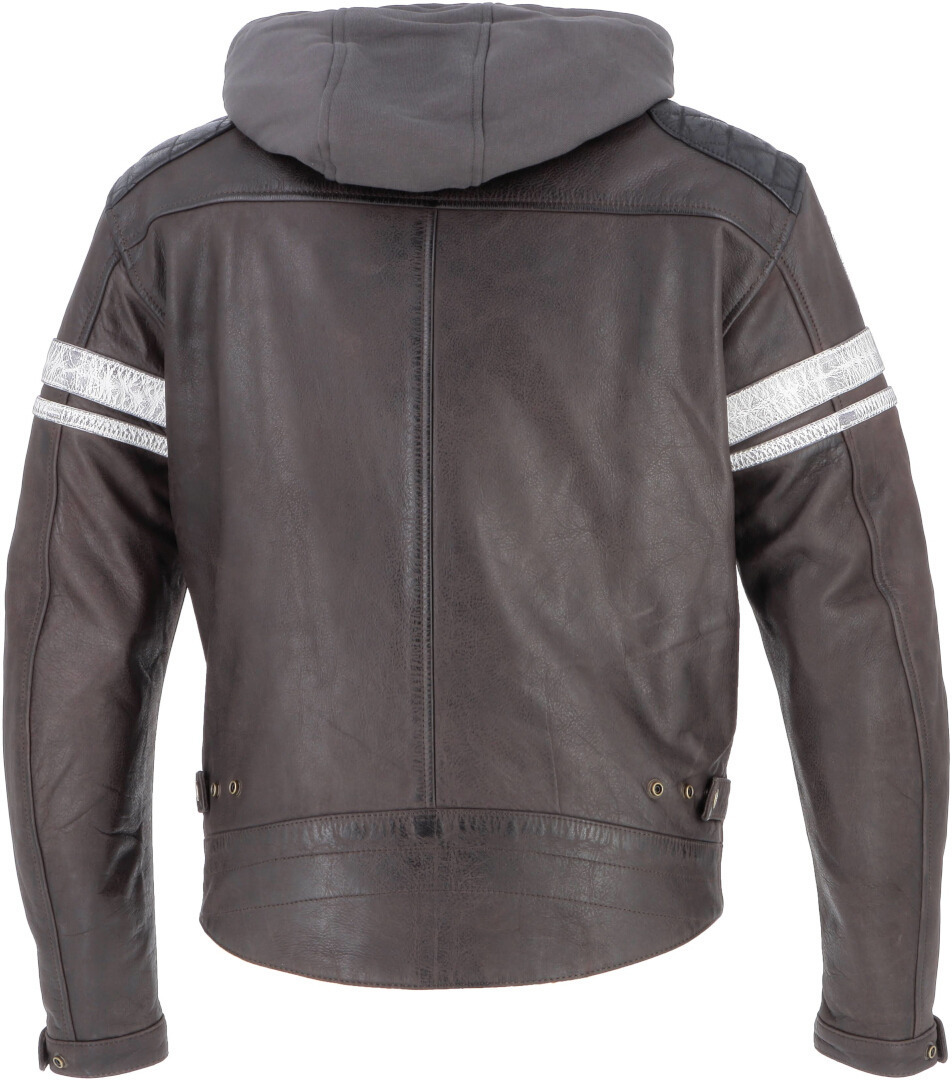 Helstons Riposte Motorcycle Leather Jacket dark brown M Figure 2