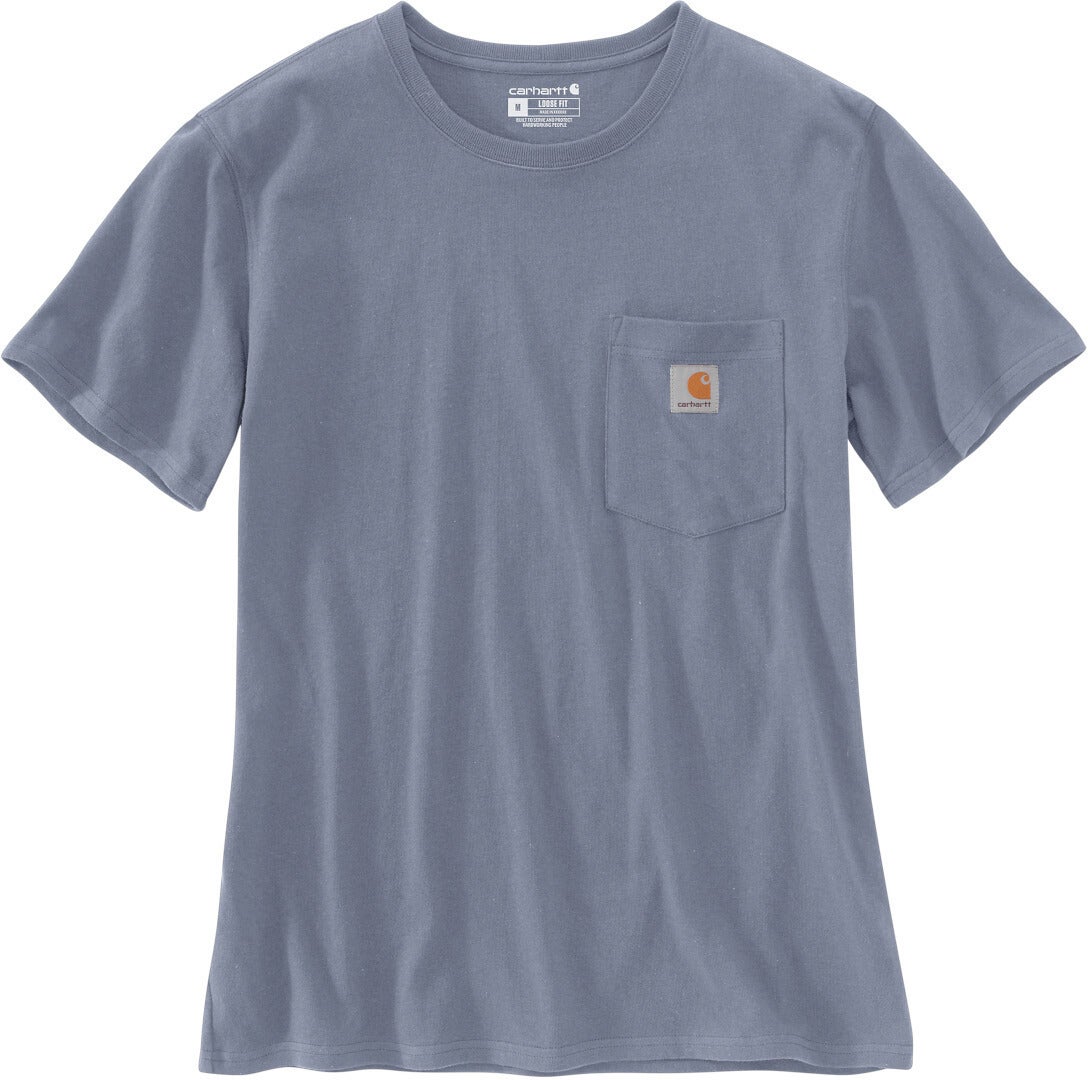 Carhartt Workwear Pocket Dame T-Shirt grå/blå S Figur 1