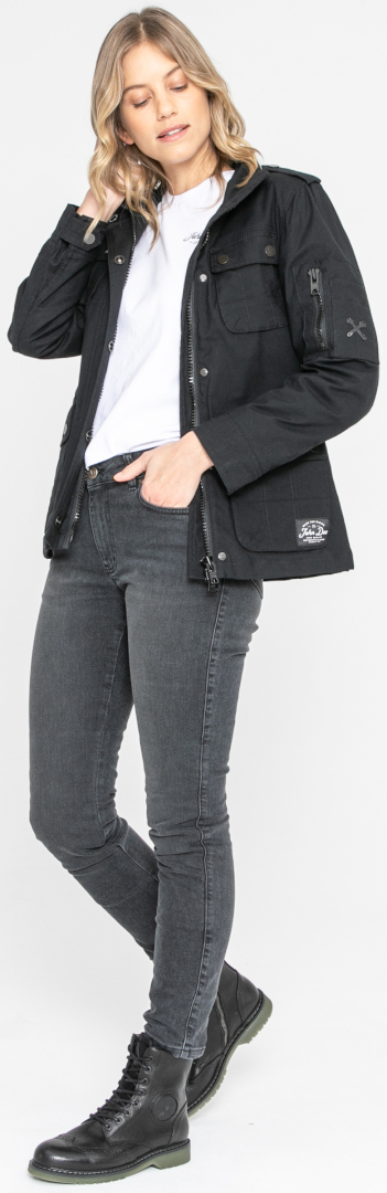 John Doe Explorer XTM Damen Motorrad Textiljacke schwarz S Abbildung 17